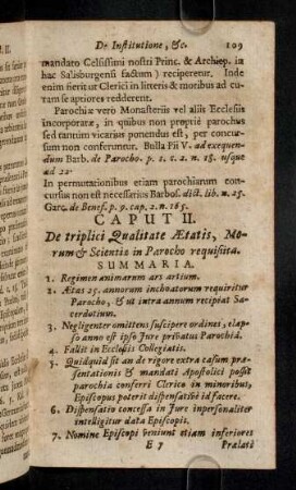 109-118, Caput II