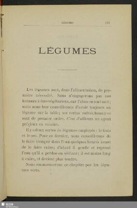 Légumes