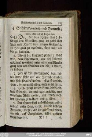 4. Selbsterkenntniß und Demuth.