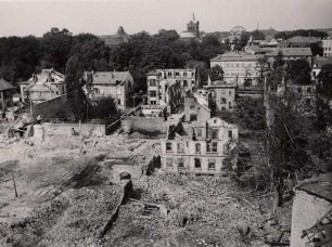 Zerstörungen Zweiter Weltkrieg. Kriegsstraße 25, Möbelfabrik Himmelheber