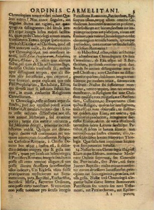 Non Vera Origo Atque Successio Sacri Ordinis Carmelitani : In confirmationem Verae Originis atque successionis ejusdem Historico-chronologice demonstrata