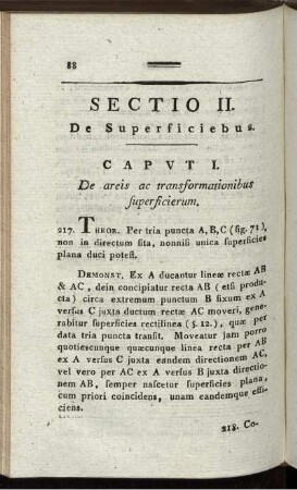 Sectio II. De Superficiebus.