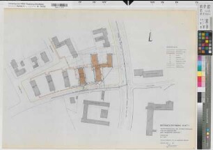 Münster (Münster) Kinderklinik der Universität Schwesternschule Blatt 1 Lageplan (auch Schwesternhaus) mit Leitungssystem 1970 1 : 500 60 x 84 kol. Pause Staatshochbauamt für die Universität Münster 10.41