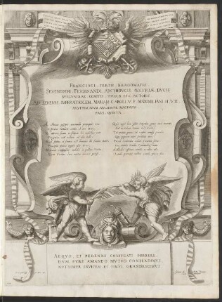 Francisci, Tertii, Bergomatis ... Pictoris, Ad Serenss, Imperatricem, Mariam, Caroli, V, F, Maximiliani, II, Ux, Austriacarum, Mulierum, Imaginum, Pars, Quinta,