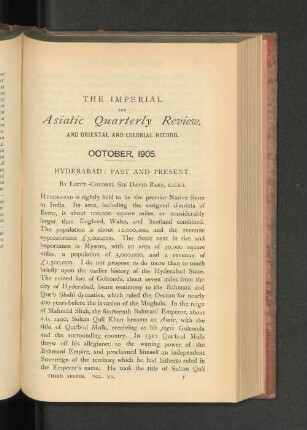 Vol. XX, Nr. 40. October, 1905.
