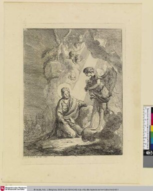 [Jesus am Ölberg; L'Agonie de Jésus-Christ au jardin des Oliviers]