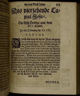 Das vierzehende Capitel Josuae.