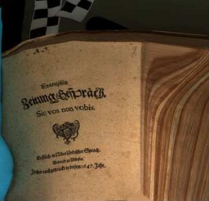 Zeitunggespräch Frantzösich Sic vos non vobis : Erstlich in Niderländischer Sprach
