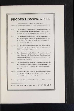 Produktionsprozesse