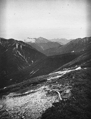 Honshū. Japanische Alpen. Akaishikette in den Südalpen