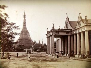 Municipal Office & Sule-Pagoda Rangoon