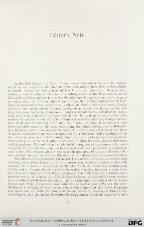 Editor's Note
