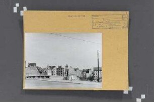 Uferansicht. Berlin, Mitte, Roßstraße (ab 1969 Fischerinsel)/Märkisches Ufer