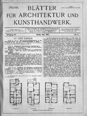 No. 5., Mai 1907