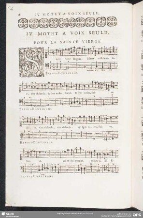 IV. Salve Regina mater misericordiae