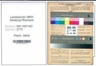 Entnazifizierung Jakob Pesch , geb. 05.03.1917 (Schmied)