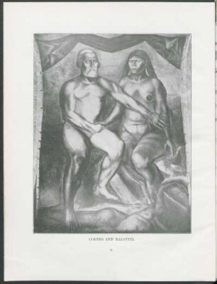 Cortes and Malintzi - [Fresco]
