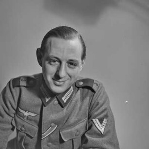 Porträt. Erich Rinkas Bruder Kurt Rinka als Soldat in Wehrmachtsuniform.
