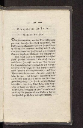 Dreyzehnter Abschnitt.
