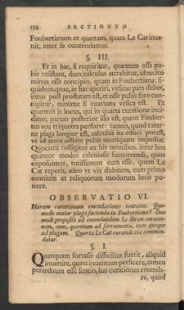 Observatio VI. Harum curationum emendationes tentatae. ..