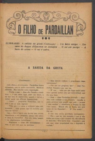 A sahida da gruta (Continuação)