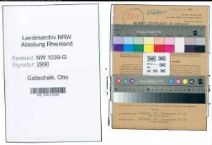 Entnazifizierung Otto Gottschalk , geb. 10.07.1913 (Vermessungstechniker)