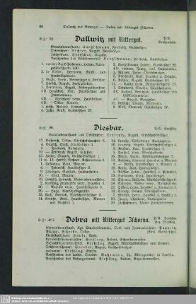 Dobra mit Rittergut Zschorna