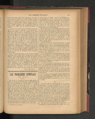 Les Problèmes Congolais.