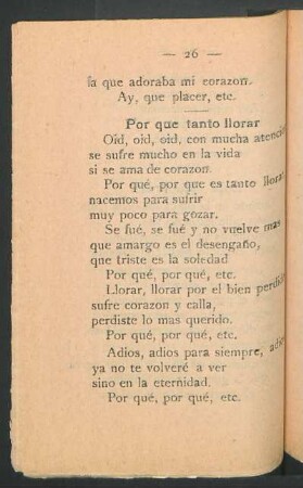 Por qué tanto llorar
