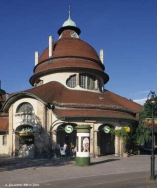 S-Bahnhof Mexikoplatz (Empfangsgebäude, Bahnsteig); Berlin, Steglitz-Zehlendorf