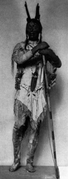 Costume figure of an Athapask from the Yukon in the America department