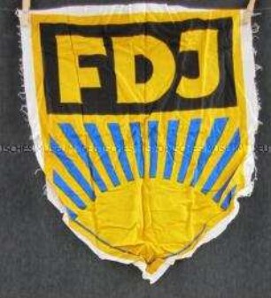Gewebe mit Emblem der Freien Deutschen Jugend