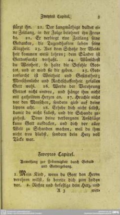 Zweytes Capitel