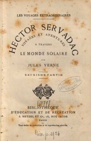 Hector Servadac : Voyages et aventures à travers le monde solaire. 2