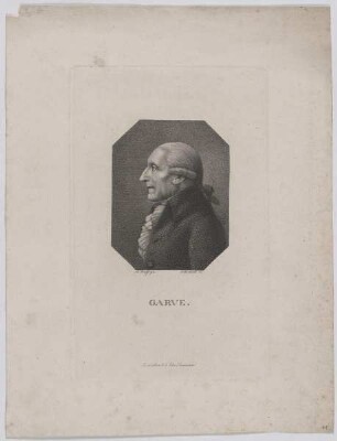 Bildnis des Christian Garve