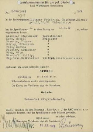 Dittmann, Friedrich