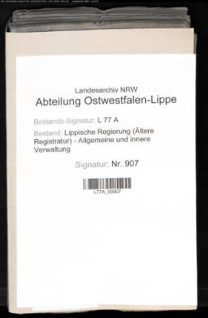 Wrugeregister des Amtes Schwalenberg