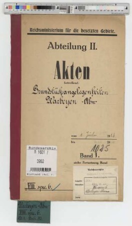 Grundstücksangelegenheiten Warbeyen