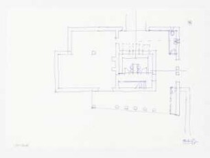 Wohnhaus Cave, Ios: Detail Grundriss Erdgeschoss