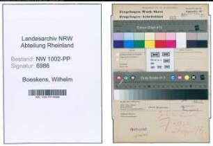 Entnazifizierung Wilhelm Boeskens , geb. 17.02.1894 (Buchhalter)