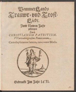 PommerLands Trauwr- und Trost-Liedt