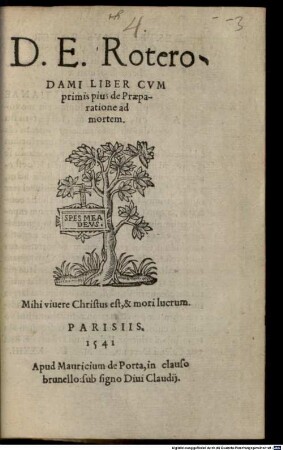 Liber pius de praeparatione ad mortem