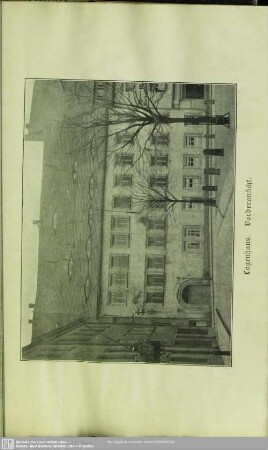 Logenhaus. Vorderansicht