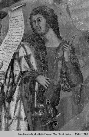 Wanddekoration : Anbetung der Könige (unteres Register)