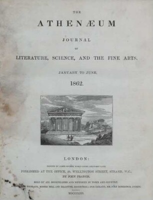 1862,1: The Athenaeum