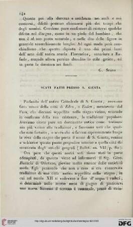7: Scavi fatti presso S. Giusta