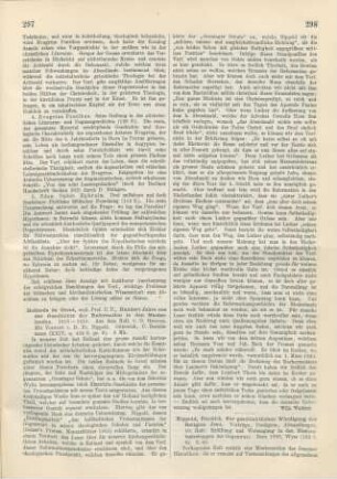 297-298 [Rezension] Hofstede de Groot, Cornelis, Hundert Jahre aus der Geschichte der Reformation in den Niederlanden