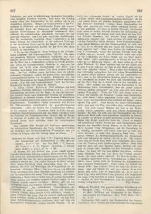 297-298 [Rezension] Hofstede de Groot, Cornelis, Hundert Jahre aus der Geschichte der Reformation in den Niederlanden