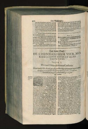 Das dritte Buch/ De Christianorum Vita, Moribus, Constantia ...