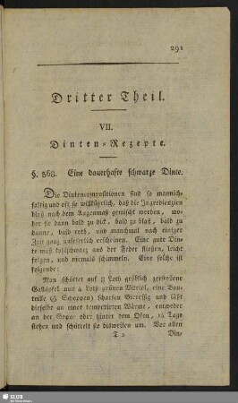 VII. Dinten-Rezepte